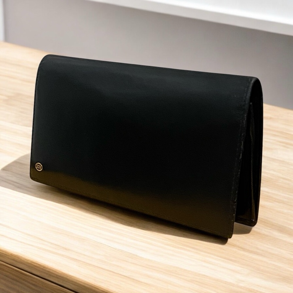 Cartier Pasha Long Bifold Wallet in Black